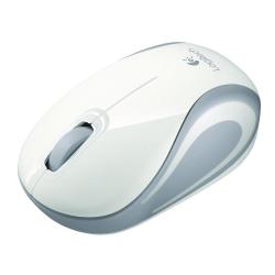 Brezžična miška Logitech M187, bela