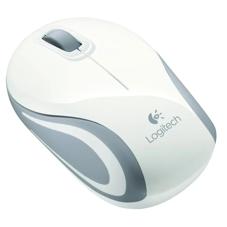 Brezžična miška Logitech M187, bela_2