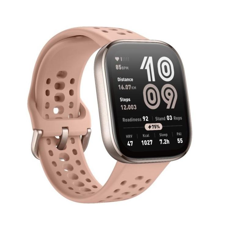 Pametna ura Amazfit Bip 6AMOLED zaslon, GPS, roza