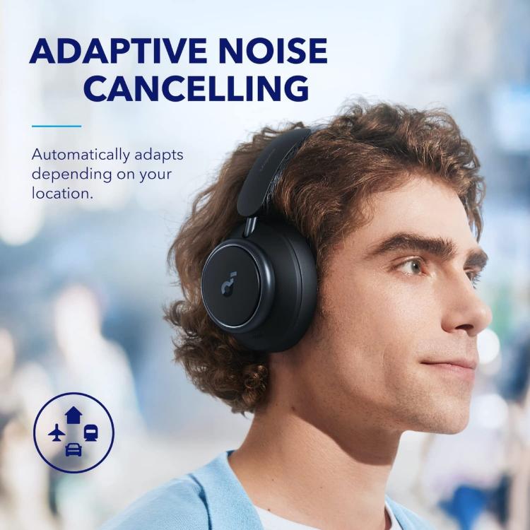 Brezžične naglavne slušalke Anker Soundcore Q45, črne