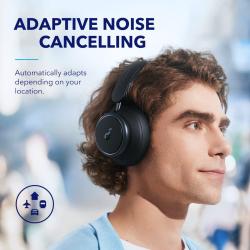 Brezžične naglavne slušalke Anker Soundcore Q45, črne