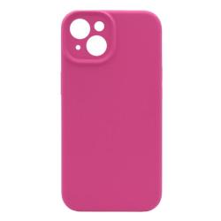 Silikonski ovitek (liquid silicone) za Apple iPhone 13, N-Soft, temno roza