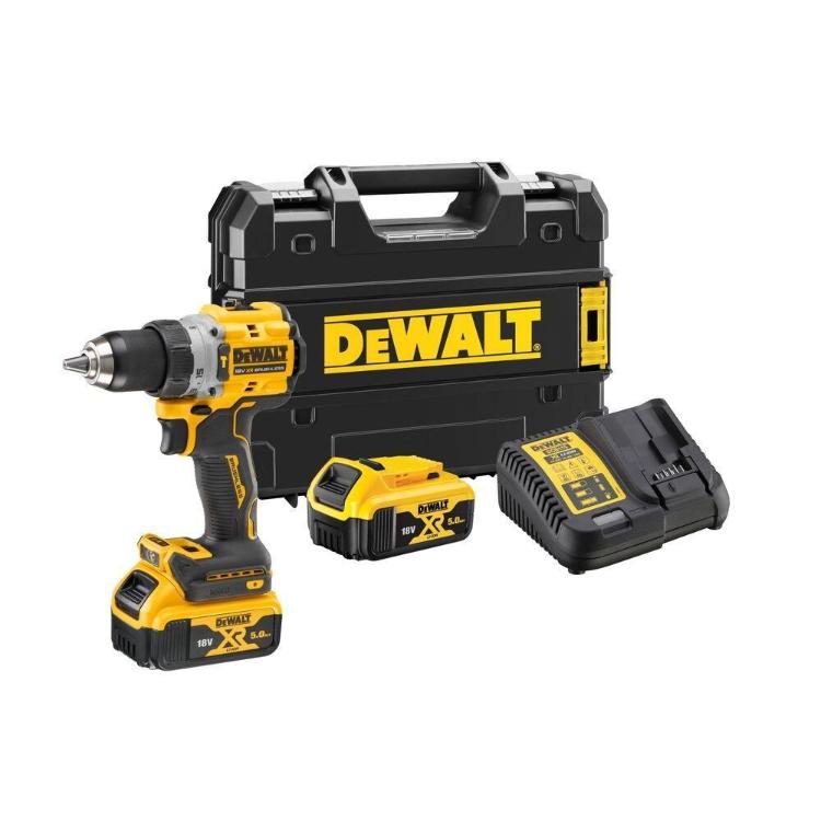 Akumulatorski udarni vrtalnik DeWalt XR DCD805P2T, 18 V, 2X 5 Ah