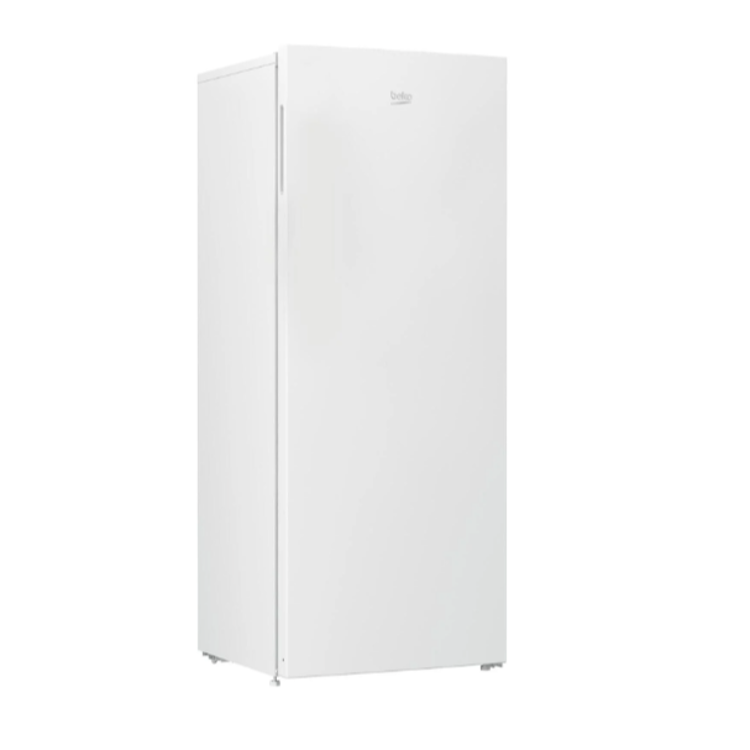 Beko hladilnik RSSA290M41WN v beli barvi z enojnimi vrati, integriranim ročajem in kompaktno prostostoječo zasnovo