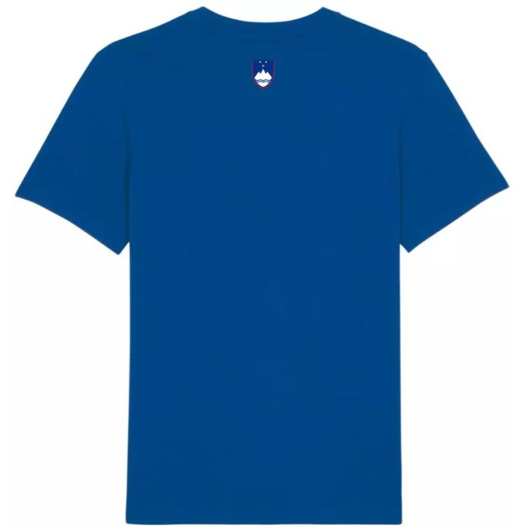 Majica NZS Srce bije za Slovenijo, moška, modra, velikost 2XL