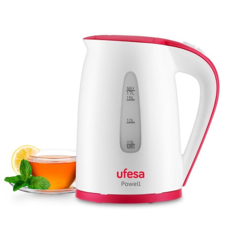 Grelnik vode Ufesa Powell, 1,7 L, bel