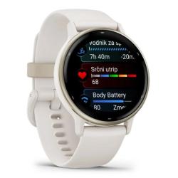 Pametna ura Garmin Vivoactive 5, 42 mm, bež