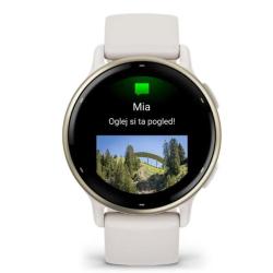 Pametna ura Garmin Vivoactive 5, 42 mm, bež