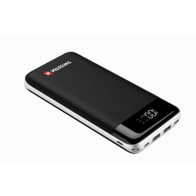 Prenosna baterija Swissten Black Core, 30000 mAh
