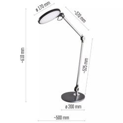 Namizna LED svetilka KAREN, črna_2