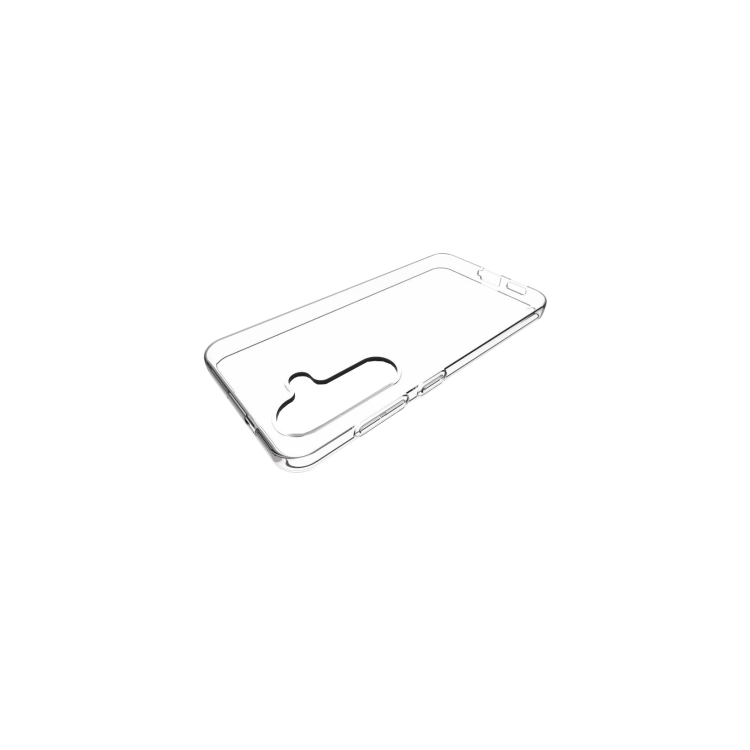 Gumiran ovitek (TPU) za Samsung Galaxy S24 Fe, prozoren svetleč