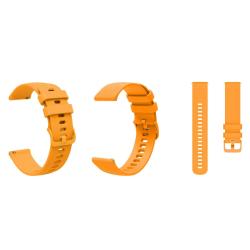 Silikonski pašček 18 mm, Grip oranžen, za pametno uro