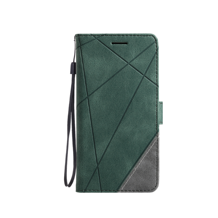 Preklopna torbica (WLGO-Lines) za Samsung Galaxy S24 Fe, zelen