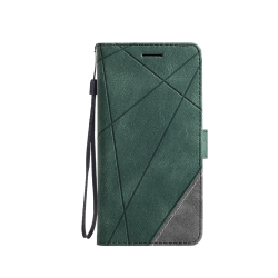 Preklopna torbica (WLGO-Lines) za Samsung Galaxy S24 Fe, zelen