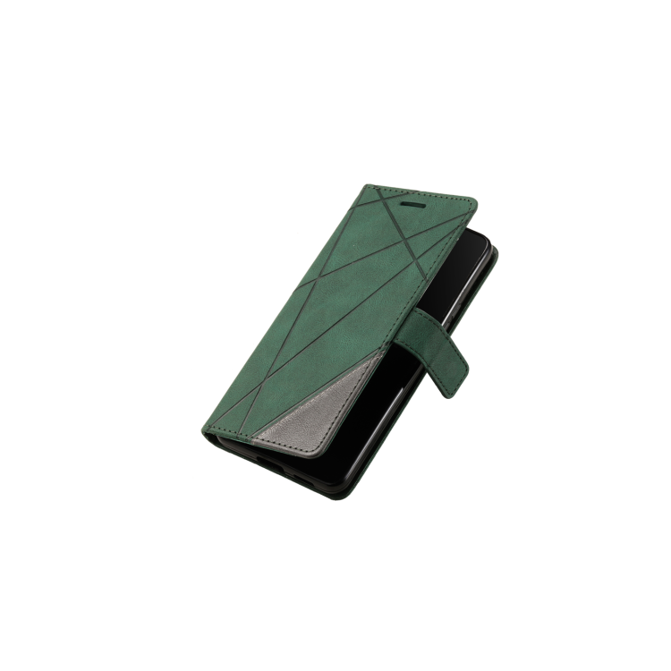 Preklopna torbica (WLGO-Lines) za Samsung Galaxy S24 Fe, zelen