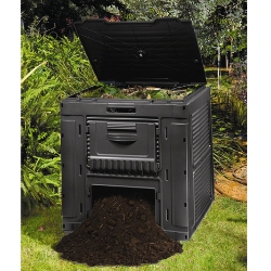 Kompostnik Keter E-Composter, 470l, črna