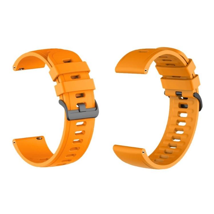 Silikonski pašček, 22 mm, neon oranžen, za pametno uro_1