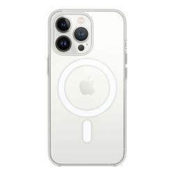Gumiran magnetni ovitek (TPU Magnetic) za Apple iPhone 13 Pro, prozoren svetleč