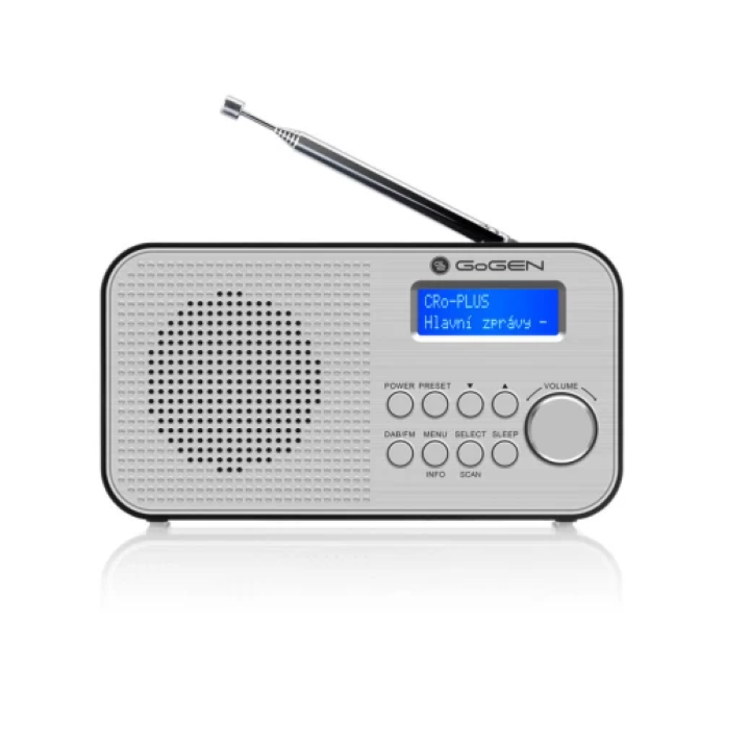 Gogen GOGDAB300N radio DAB+ DAB 300, srebrn_1