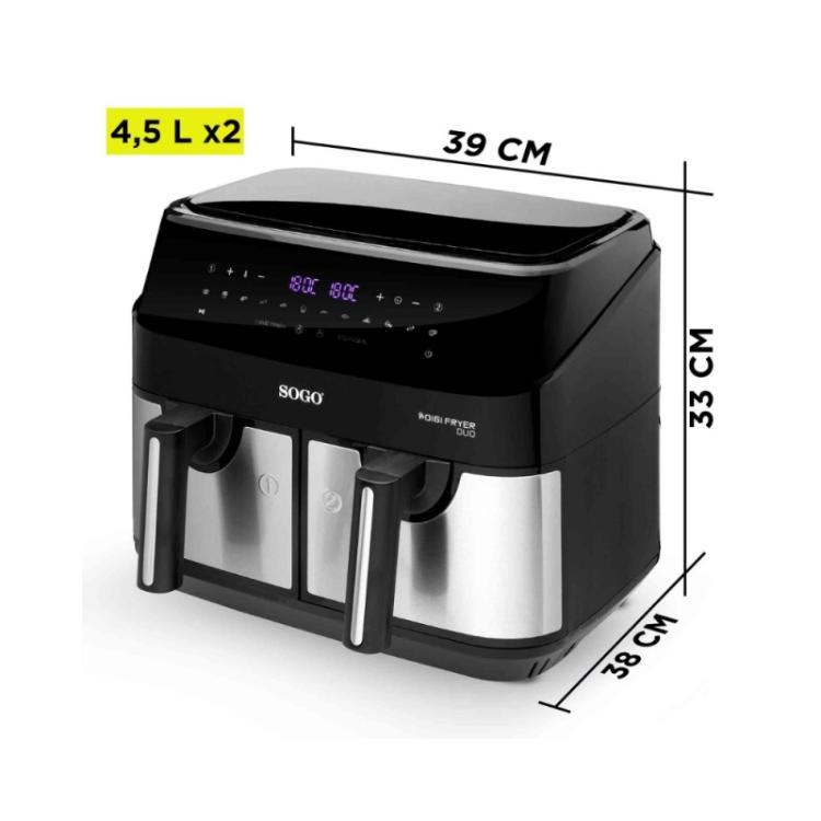 Cvrtnik na vroč zrak Sogo FRE-SS-10845, 1750 W