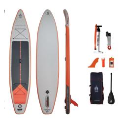 Napihljiva SUP deska Shark Touring, 11.8 x 30 x 6, komplet z delno karbonskim veslom