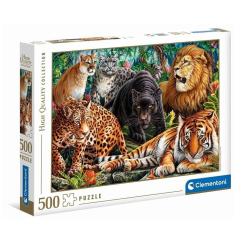 Sestavljanka Clementoni High Quality Collection - Wild cats 35126, 500 kosov