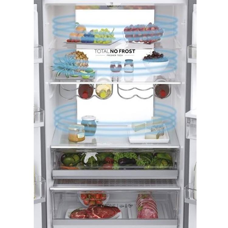 Hladilnik HAIER HFW7720ENMB, 190 cm, F