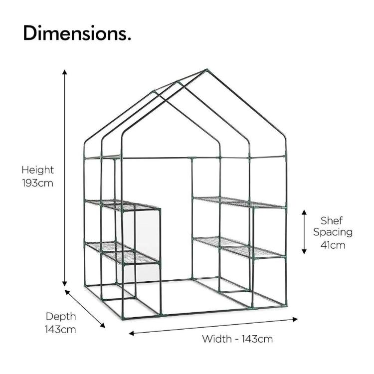 Rastlinjak VonHaus, 143 x 143 x 195 cm
