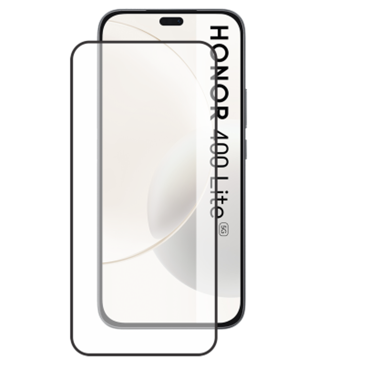 Zaščitno steklo Premium za Honor 400 Lite, črno do roba (0,33)