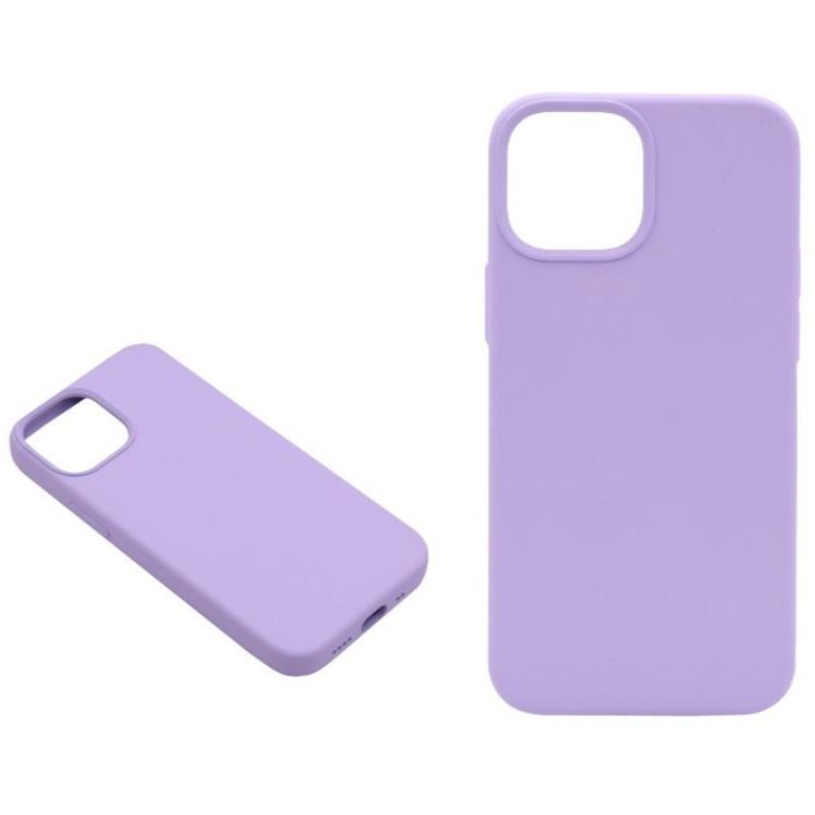 Apple iPhone 13 mini, silikonski ovitek (liquid silicone), soft, Lilac