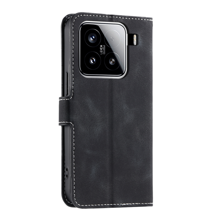 Preklopna torbica za Xiaomi 15, (WLM), črna