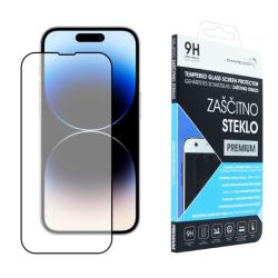 Zaščitno steklo premium do roba (0,33) za Apple iphone 14 pro, črno