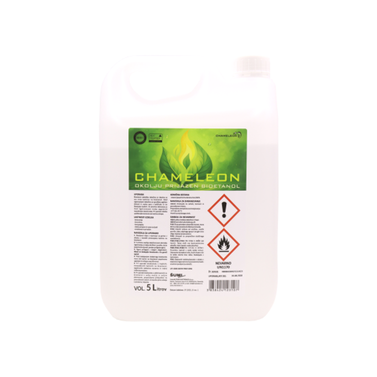 Bioetanol za kamine 5L, Chameleon