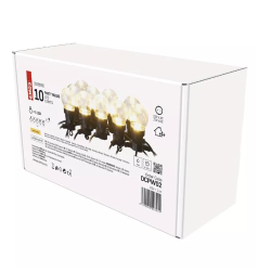 Svetlobna veriga 50 LED 10x party lučke prozorne, 5 m, zunanja in notranja_4