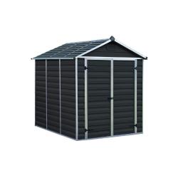 Vrtna hiška Palram SkyLight 6 x 8, polnočno siva_1