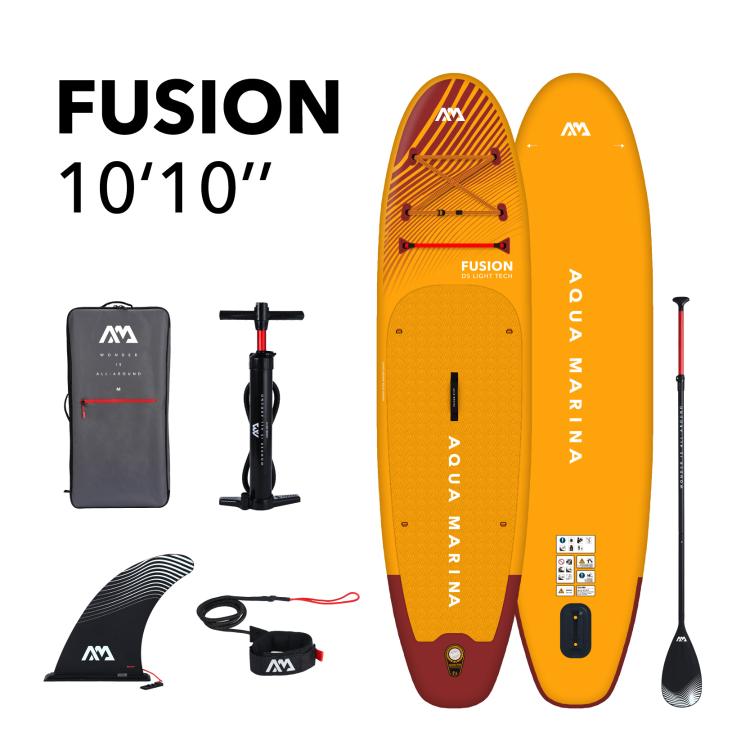 Napihljiv SUP Aqua Marina Fusion 10’10" (BT-23FUP), oranžna