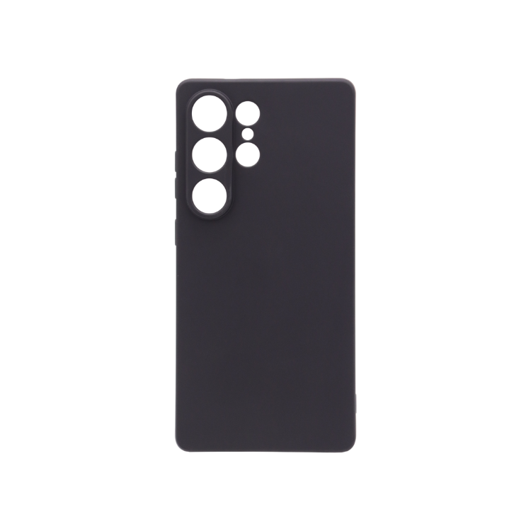 Samsung Galaxy S25 Ultra - Gumiran ovitek (TPU) - črn MATT