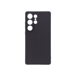 Samsung Galaxy S25 Ultra - Gumiran ovitek (TPU) - črn MATT