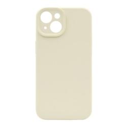 Silikonski ovitek (liquid silicone) za Apple iPhone 14, N-Soft, bela