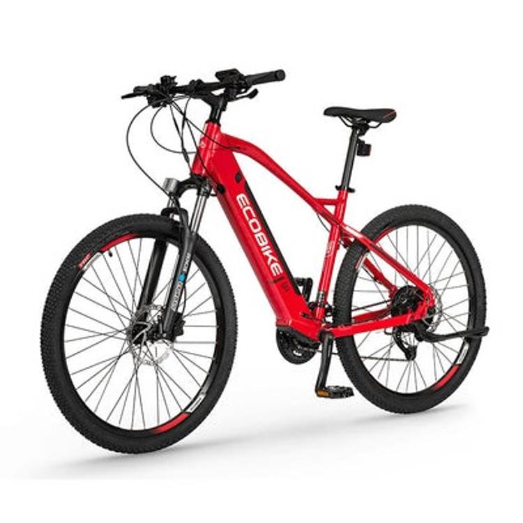 Električno kolo EcoBike SX4, 17,5 Ah, 630 Wh, rdeča