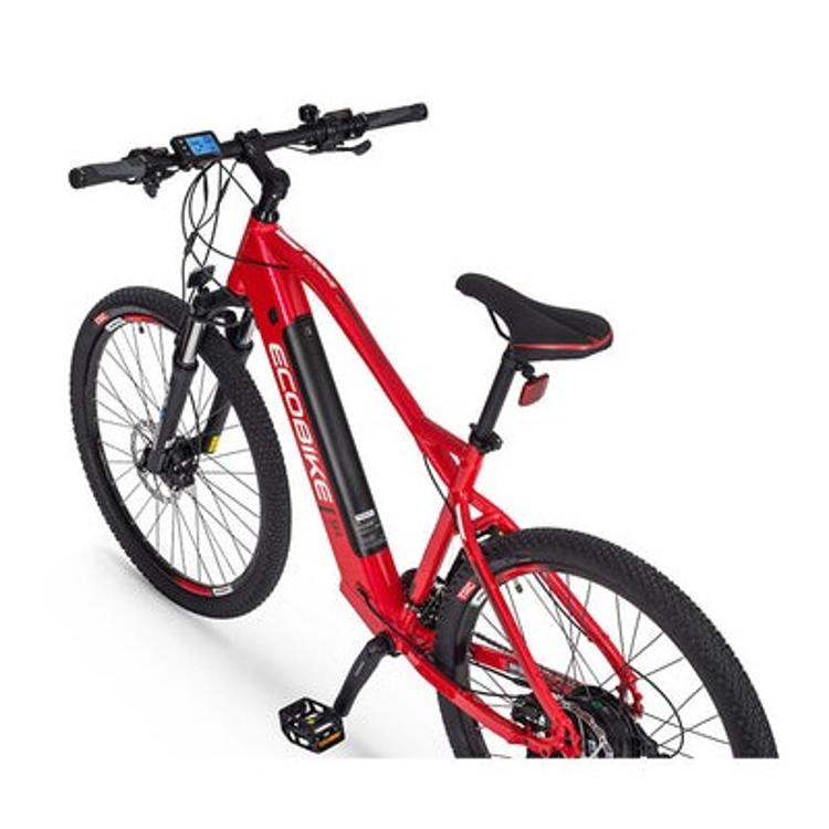 Električno kolo EcoBike SX4, 17,5 Ah, 630 Wh, rdeča