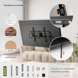 Nagibni stenski TV nosilec VonHaus 37 do 82''