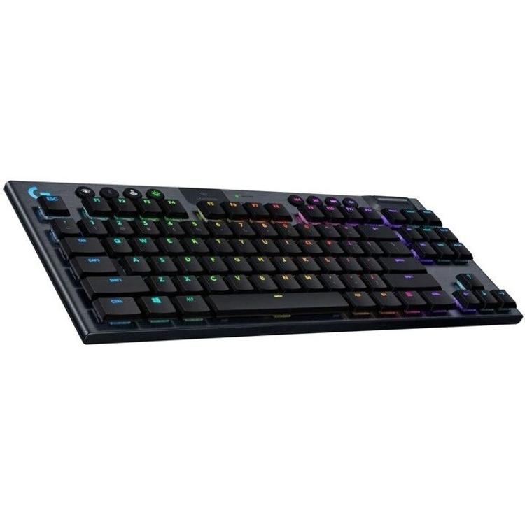 Brezžična mehanska tipkovnica Logitech G915 LightSpeed TKL GL Tenkeyless, RGB, mehanska, črna