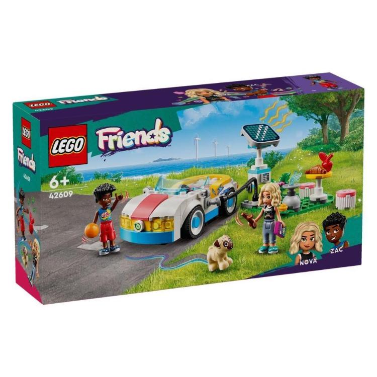 Lego Friends Električni avto in polnilnica - 42609