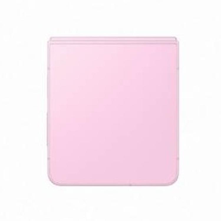 Samsung Galaxy Z Flip8 256GB Pink – zadnji pogled na zaprt prepogljiv telefon v rožnati barvi z minimalističnim dizajnom.
