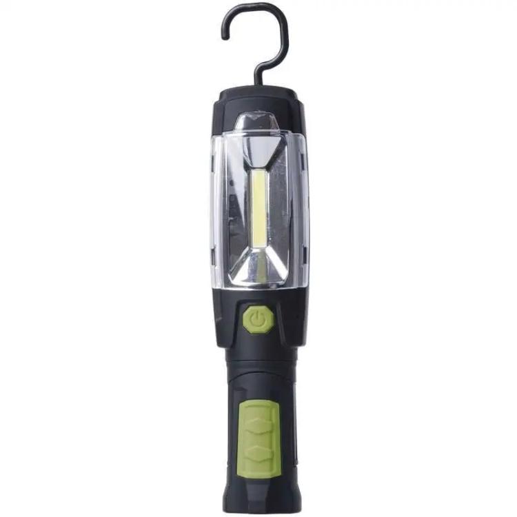 Polnilna LED delovna svetilka Emos 3W COB + 6 LED, 380lm, 2500mAh