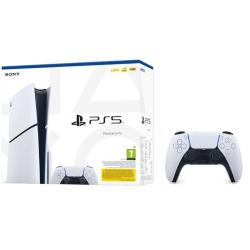 Igralna konzola PlayStation 5 Slim + dodaten DualSense Kontroler (bel)