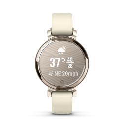 Pametna ura Garmin Lily 2, kremasto zlat s paščkom kokosove barve (cream gold/coconut)