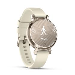Pametna ura Garmin Lily 2, kremasto zlat s paščkom kokosove barve (cream gold/coconut)
