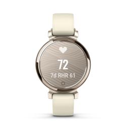 Pametna ura Garmin Lily 2, kremasto zlat s paščkom kokosove barve (cream gold/coconut)